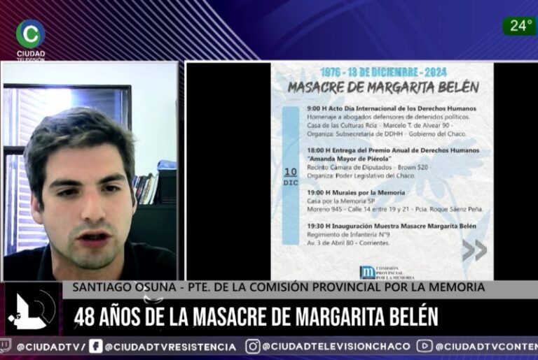 48 años de la Masacre de Margarita Belén: La política de Memoria es clave para pensarqué queremos para la democracia