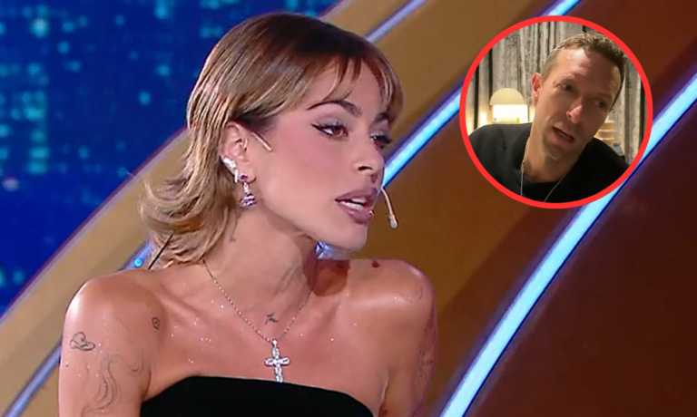 Chris Martin, cantante de Coldplay, sorprendió a Tini Stoessel y le mandó un emotivo mensaje en vivo