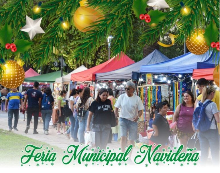 La Feria Navideña del Municipio se realizará en la plaza 25 de Mayo desde este viernes hasta el lunes 23